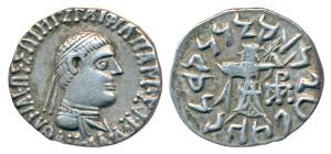 Indo-Greeks, Apollodotus II (c. 110-80 BC), Silver Drachm, 2.36g, obv. diademed and draped