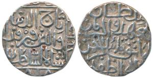 Taj-ud-Din Firuz Shah (AH 800-825, 1397-1422 AD), Silver Tanka, 10.76g, Hazrat Ahsanabad M