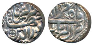 Jahangir, Silver Rupee, 11.10g, Akbarnagar Mint, Month Mihr, RY (X)1, an interesting spoke