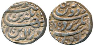 Jahangir, Silver Rupee, 11.42g, Akbarnagar Mint, Gardun couplet, AH (10)19, (KM 149.7). Ve