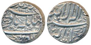 Jahangir, Silver Rupee, 11.46g, Elichpur Mint, AH 1015, Kalima in floral background, a bir