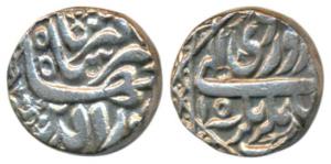 Jahangir, Silver Rupee, 11.19g, Jahangirnagar (Dhakka) Mint, Month Farwadin, RY 15, (KM 14