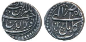Jahangir, Silver Rupee, 11.36g, Kabul Mint, AH 1024, Month Azar (KM 145.9). Very Fine+, Ve