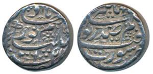 Nur Jahan, Silver Rupee, 11.34g, Surat Mint, AH 1036/21 (KM 168.6). Very Fine+.