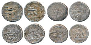 Shah Jahan, Silver Rupee, Jahangirnagar Mint; Lahore Mint, AH 1054/17; mint name off flan 