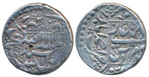 Murad Bakhsh (AH 1068, 1658 AD), Silver Rupee, 11.38g, Ahmedabad Mint, AH 1068, complete m