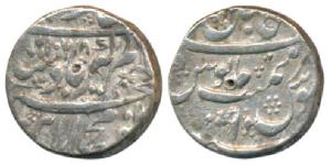 Aurangzeb, Silver Rupee, 11.34g, Kabul Mint, Muhiuddin type, mint name at top, AH 1078/10,
