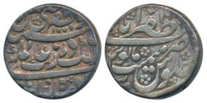 Aurangzeb, Silver Rupee, 11.28g, Zafarabad Mint, AH 1070/3, Muhiuddun type, complete mint 