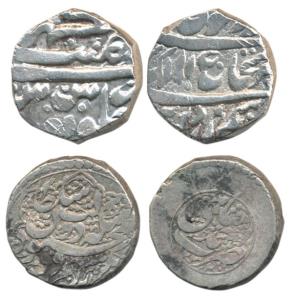 Shah Shuja al Mulk, Silver Rupee, 11.23g, Bhakkar Mint; Mahmud Shah, Silver Rupee, Ahmadsh