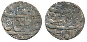 Hafiz Rahmat Khan (AH 1167-1188, 1754-1774 AD), Silver Rupee, Aonla Mint, in the name of S