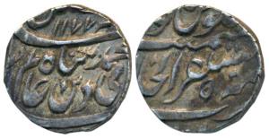 Jawahir Singh (AH 1177-1182, AD 1763-1768), Silver Rupee, 10.7g, Akbarabad Mint, AH 1177/5