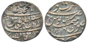 Kesri Singh (AH 1183-1191, AD 1769-1777), Silver Rupee, 11.23g, Bharatpur Mint, in the nam