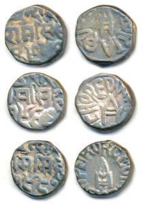 Ram Singh (VS 1878-1946, 1824-1889 AD), Silver Rupee (3), in the name of Victoria Queen, V