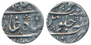 Nizam Ali Khan (AH 1175-1218, 1761-1803 AD), Silver ½ Rupee, 5.48g, Khujista Bunyad Mint, 