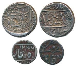 Alwar, Sheodan Singh (AH 1274-1291, 1857-1874 AD), Silver Rupee, 11.33g, Rajgarh Mint, wit