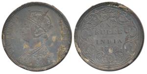 Victoria Queen, Silver Rupee, 1862, Bombay Mint, A / II / 0 / 1, (Prid 97). Very Fine+, Ve