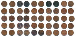 Victoria Queen and Empress, Copper 1/12 Anna, 1876, Bombay Mint, (Prid 808), 1877, Calcutt