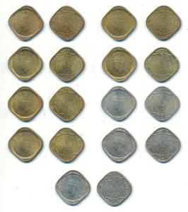 George VI, Cupro-Nickel and Nickel Brass ½ Anna, 1942, Calcutta Mint, (Prid 983); Bombay M