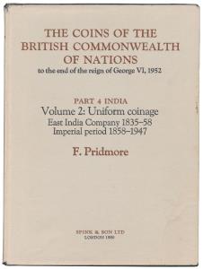 The Coins of the British Commonwealth of Nations, Volume 2: Uniform Coinage. East India Co