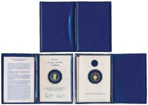 Jordan, Gold 25 Dinar, 15g, .916 fine, 1977, Silver Jubilee of King Hussein’s Reign (KM 33