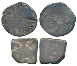 Punch Marked, Later Mauryan Series (3-2nd BC), Silver Karshapana, various symbol including