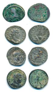 Silver Drachma & Denarius, one copper, Indo – Parthian and Roman, all different rulers. Ve