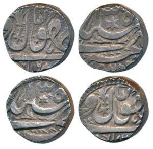 Shah Jahan Begum (AH 1285-1319, 1868-1901AD), Silver Rupee (2), Bhopal Mint, AH 1305, with