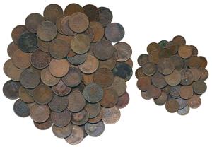 East India Company, Victoria Queen and Empress, Edward VII, George V and George VI, Copper