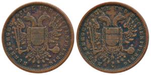 Germany, Copper Token, double eagle head with a shield, Nurnberger Play Money written arou