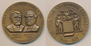 United States of America Medallic Art Co., Bronze Medal, the official civil war centennial