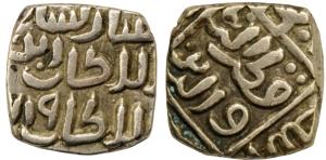 Mubarak Shah, Silver 6 Ghani, 3.6g.