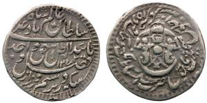 Wajid Ali Shah (AH 1263-1272, 1847-1856 AD), Silver Rupee, 10.79g, (KM 365).