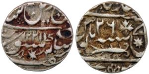 Awadh, Silver Rupee, 11.11g, AH 1221, RY 26, (KM 103.2).