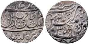 Awadh, Silver Rupee, 11.04g, Najibabad Mint.