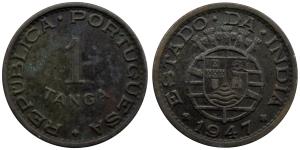 Bronze Tanga, 5.94g, 1947, (KM 24).
