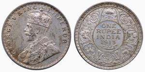 George V, Silver Rupee, 1913, 11.63g, Bombay Mint, (KM 524).