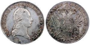 Austria, Maria Tharesa, Silver Thaler, 27.82g, 1819, (KM 2162).