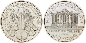 Osterreich, 1.50 Euro, Silver, 31.25g, 2008, (KM 3159).