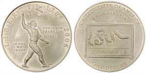 United States of America, Liberty, Silver Dollar, 27.26g, 2006, (KM 387).