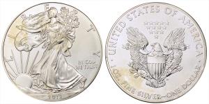 United States Of America, Liberty, Silver Dollar, 1 oz, 31.09g, 2012, (KM 273).