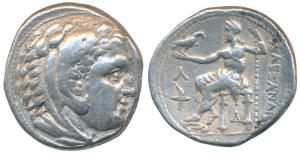 Kingdom of Macedonia, Alexander III (c. 336-323 BC), Silver Tetradrachm, 16.95g, head of y