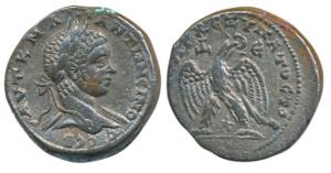 Roman, Syria, Seleucids and Pieria, Elagabal, Billon Tetradrachm, 13.38g, obv. laureate an