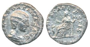 Roman, Julia Mamaea (222-235 AD) (mother of Severus Alexander), Silver Denarius, 2.44g, ob