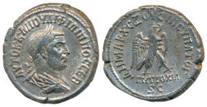 Roman, Syria, Seleucis and Pieria, Antioch, Philip I the Arab (244-249 AD), Billon Tetradr