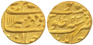 Aurangzeb, Gold Mohur, 11.05g, Jahangirnagar Mint, AH 1111/43, (KM 315.23). Nice mint lust