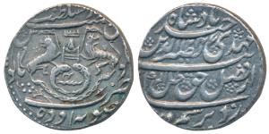 Nasir-ud-din Haidar (AH 1243-1253, 1827-1837 AD), Silver Rupee, 11.13g, Dar al Amaret Lakh
