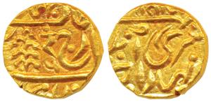 Umaid Singh (VS 1975-2004, 1918-1947 AD), Gold Mohur, 10.99g, with the name of George VI, 