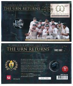 Australia, Elizabeth II, Cupro Nickel 20 Cents, Victory in the Ashes Series 2013/2014, The