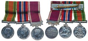 World War II Miniature Medals, Nickel, George VI, a group of Long Service and Good Conduct