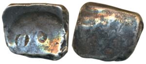 Archaic Punch Marked Coinage, attributed to Kamboja Janapada (c. 500-400 BC), Silver Karsh